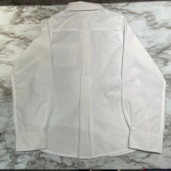 Boy's Jacadi White Cotton Button Front Shirt in Size 5 EUC - Picture 2 of 16